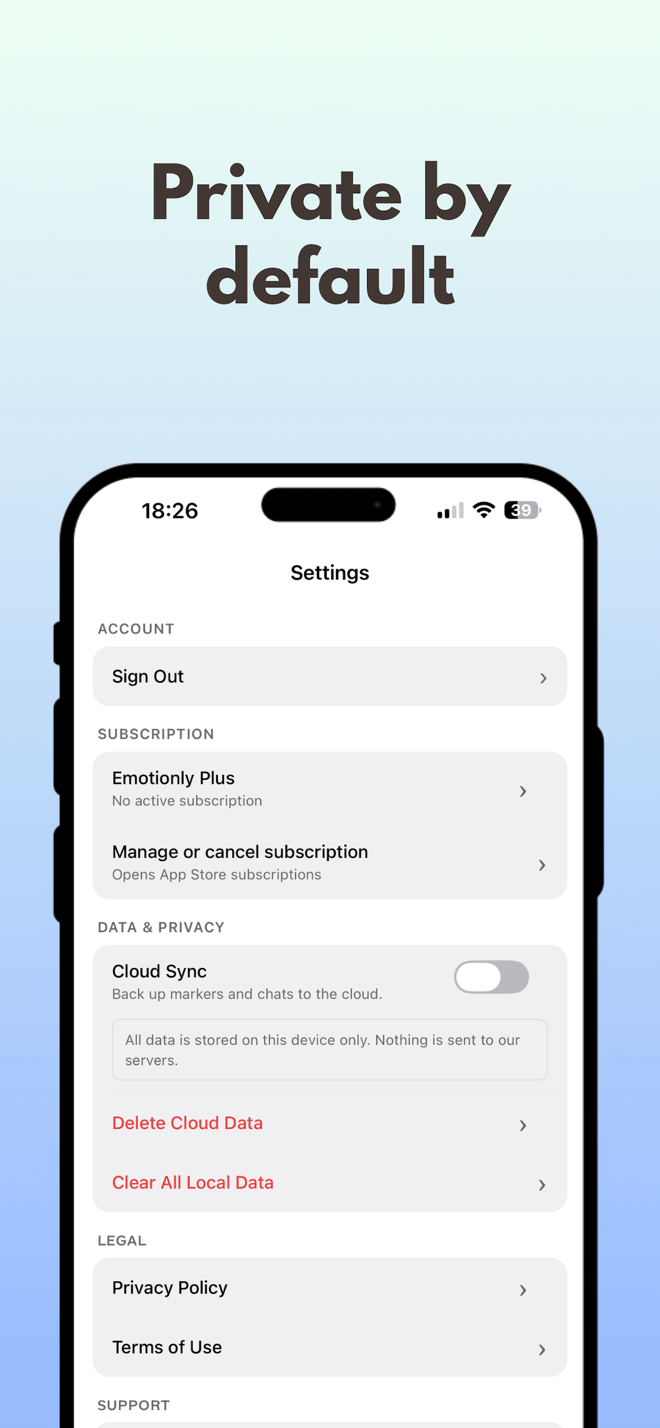 Emotionly Plus subscription and app experience
